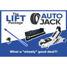 Autojack Lifting Kit TJ300 Trolley Jack + CTW12 Torque Wrench + BB600 Breaker Bar